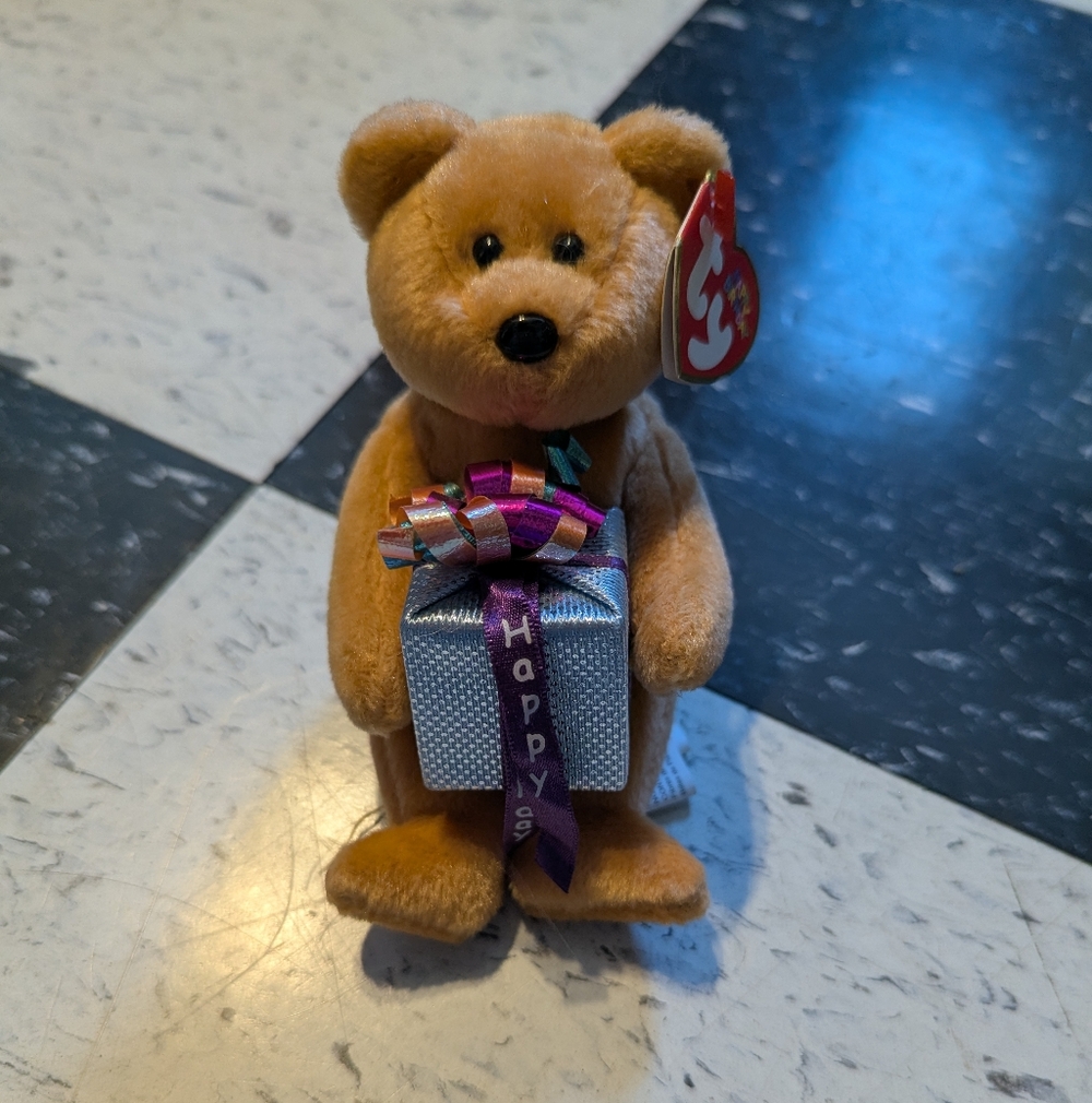 2004 Happy Birthday Mini Ty Bear